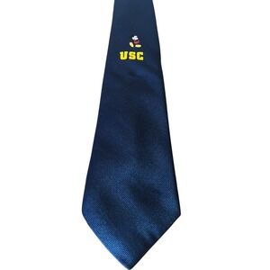 Vintage Mickey Mouse USC Navy Blue Tie by Cervantes